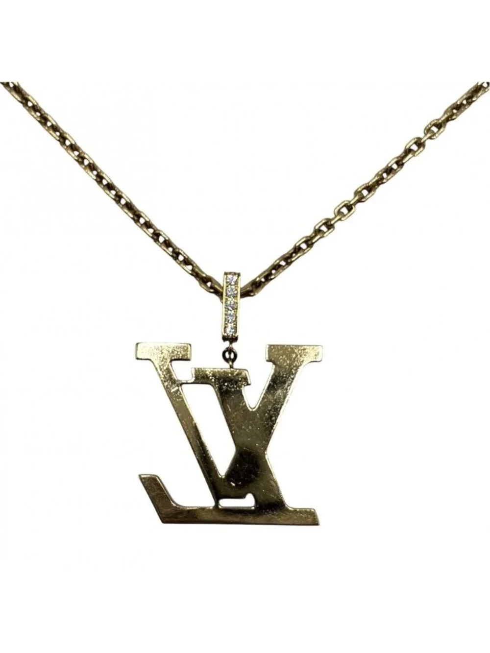 Louis Vuitton Pendant Pendentif LV XL with Adjustable Star